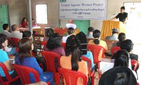 (Township level Advocacy held in PGK DIC, Pindaya ) Speech deleverd by Township DSW ( Department of social welfare)