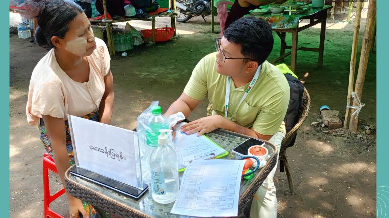 Mobile Clinic Support by Pyi Gyi Khin Organization in Earthquake-Affected Areas of Sagaing Region (Mobile Team Batch (4) for Sagaing)