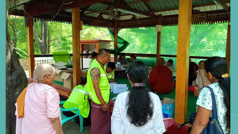 Mobile Clinic Support by Pyi Gyi Khin Organization in Earthquake-Affected Areas of Sagaing Region (Mobile Team Batch (4) for Sagaing)