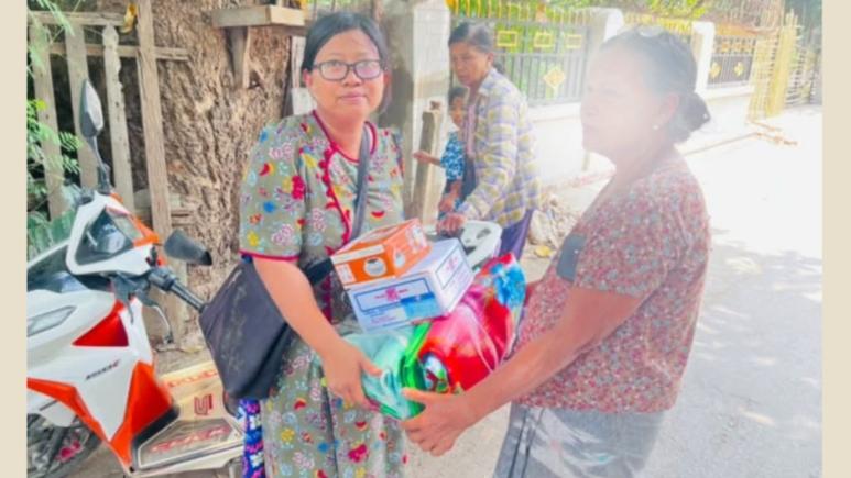 Donation to Earthquake Affected People in Sagaing, Sagaing Region (2nd time)