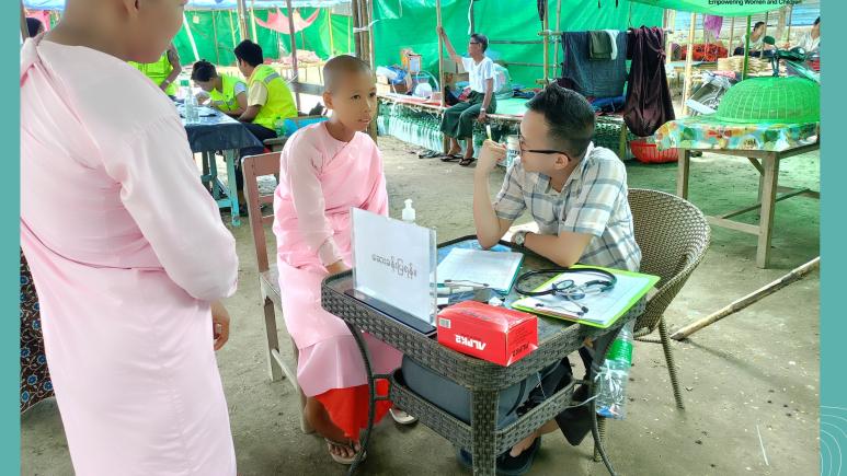 Mobile Clinic Support by Pyi Gyi Khin Organization in Earthquake-Affected Areas of Sagaing Region (Mobile Team Batch (4) for Sagaing)