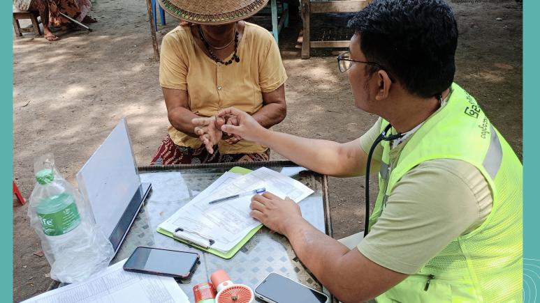 Mobile Clinic Support by Pyi Gyi Khin Organization in Earthquake-Affected Areas of Sagaing Region (Mobile Team Batch (4) for Sagaing)