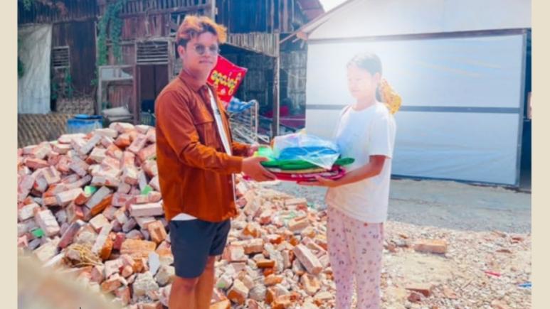 Donation to Earthquake Affected People in Sagaing, Sagaing Region (2nd time)