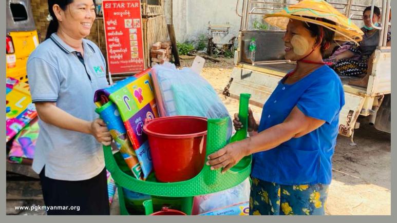 Donation to Earthquake Affected People in Pyimana, Nay Pyi Taw