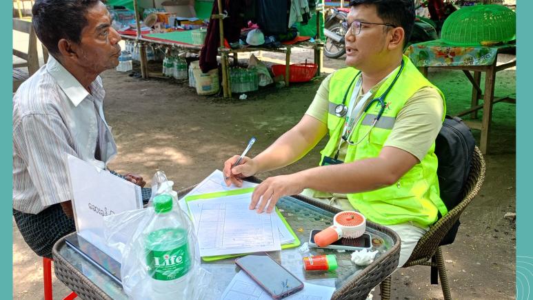 Mobile Clinic Support by Pyi Gyi Khin Organization in Earthquake-Affected Areas of Sagaing Region (Mobile Team Batch (4) for Sagaing)