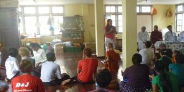 Health talk join with Aye Nyein Myitta Network