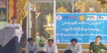 Participation in World TB day activities with NTP (in North Okkalapa Township)